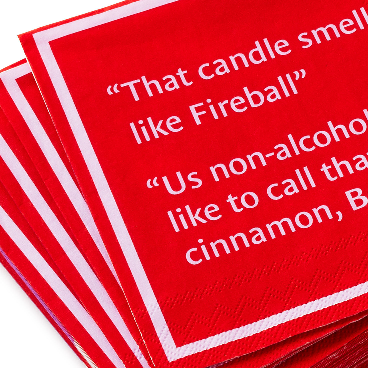 Drinks on Me Fireball Funny Party Napkins, Pack of 20