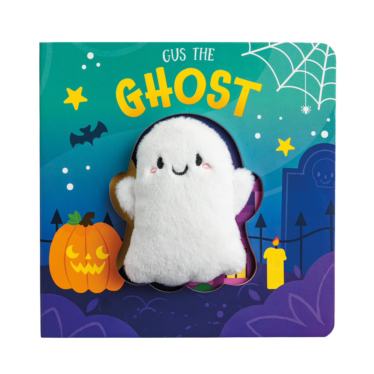 Mud Pie Gus the Ghost Plush Halloween Board Book