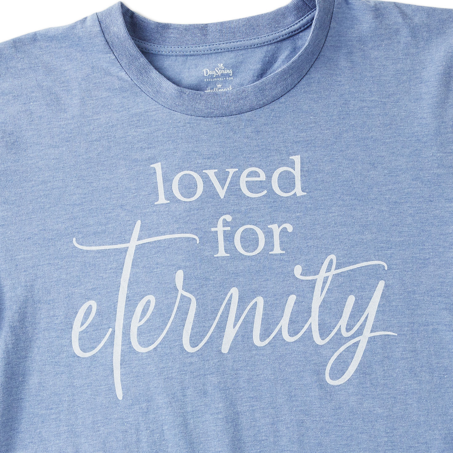 DaySpring Loved for Eternity Heather Slate T-Shirt