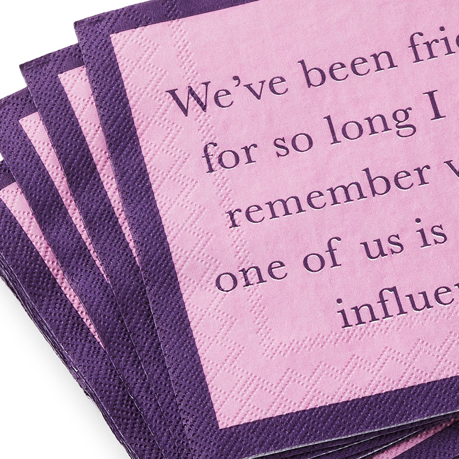 Drinks on Me Young and Fun Funny Party Napkins, Pack of 20