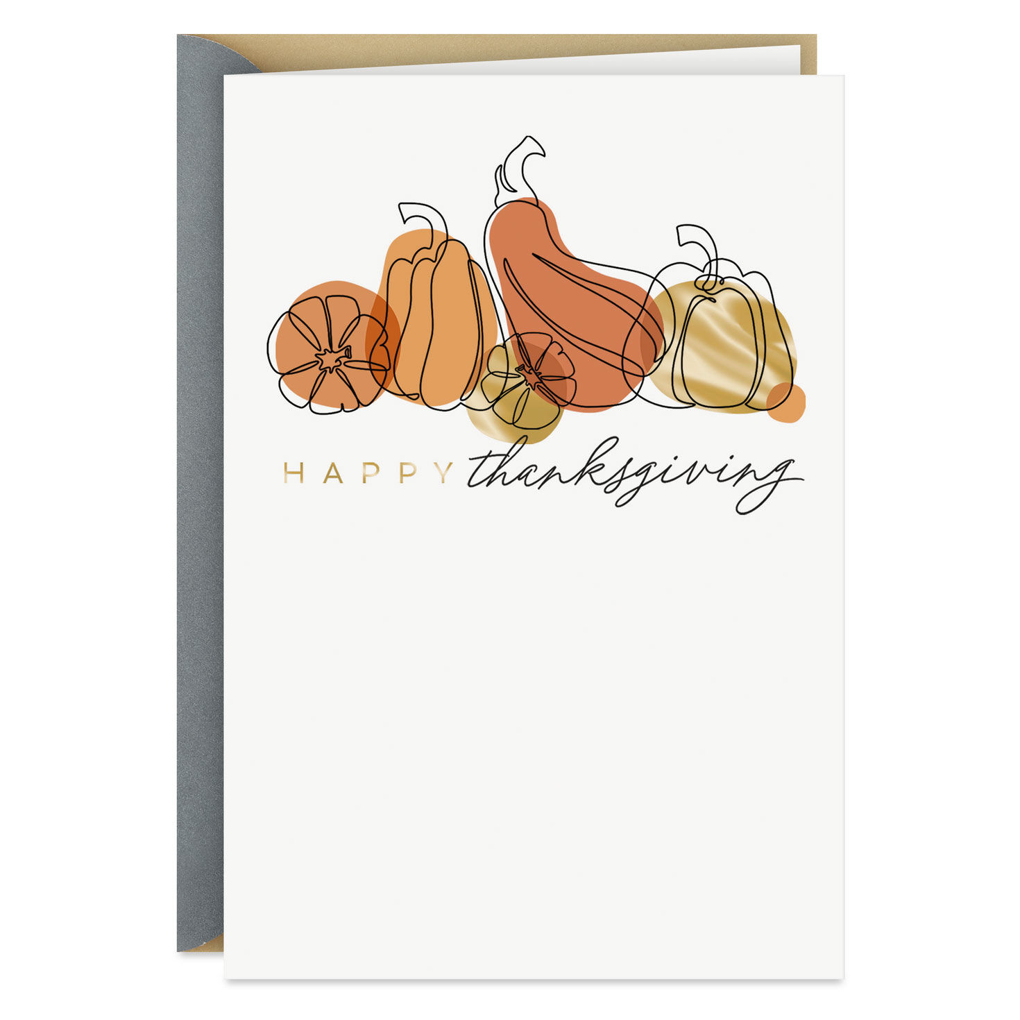 Focusing on the Good and Feeling Grateful Thanksgiving Card