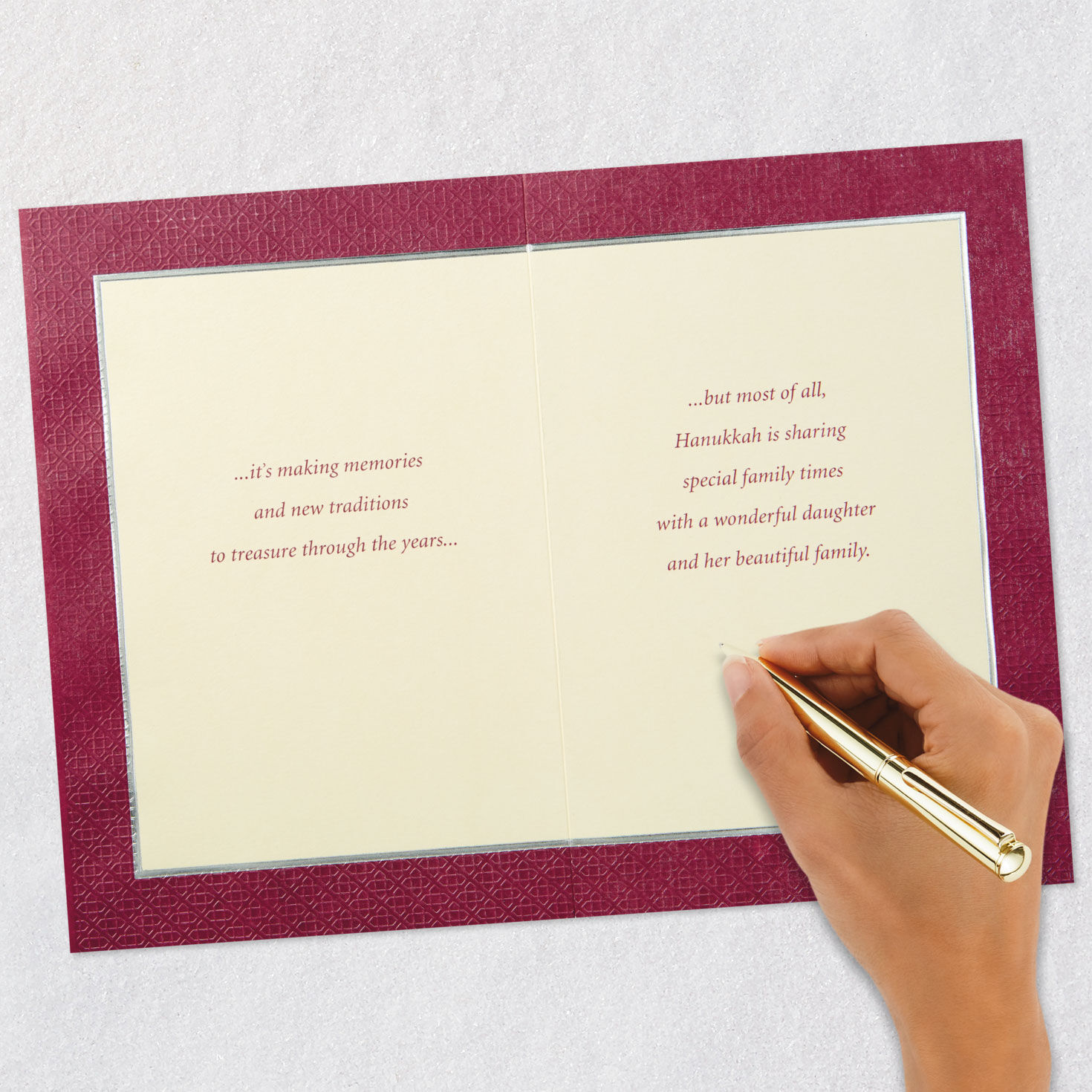 6903-treasured-memories-and-traditions-hanukkah-card-for-daughter-and-family-7.jpg Treasured Memories and Traditions Hanukkah Card for Daughter and Family