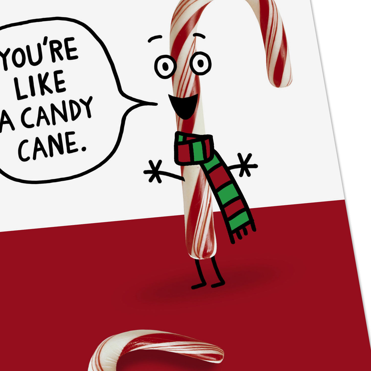 6971-you-re-like-a-candy-cane-funny-christmas-card-4.jpg You're Like a Candy Cane Funny Christmas Card