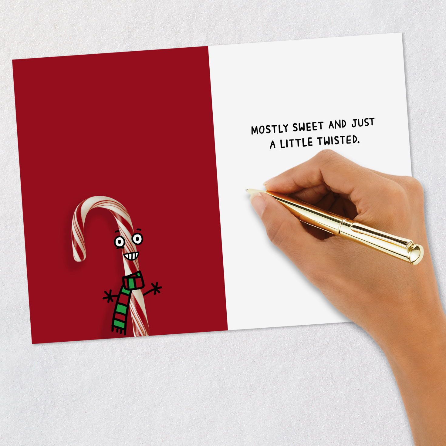 6971-you-re-like-a-candy-cane-funny-christmas-card-6.jpg You're Like a Candy Cane Funny Christmas Card