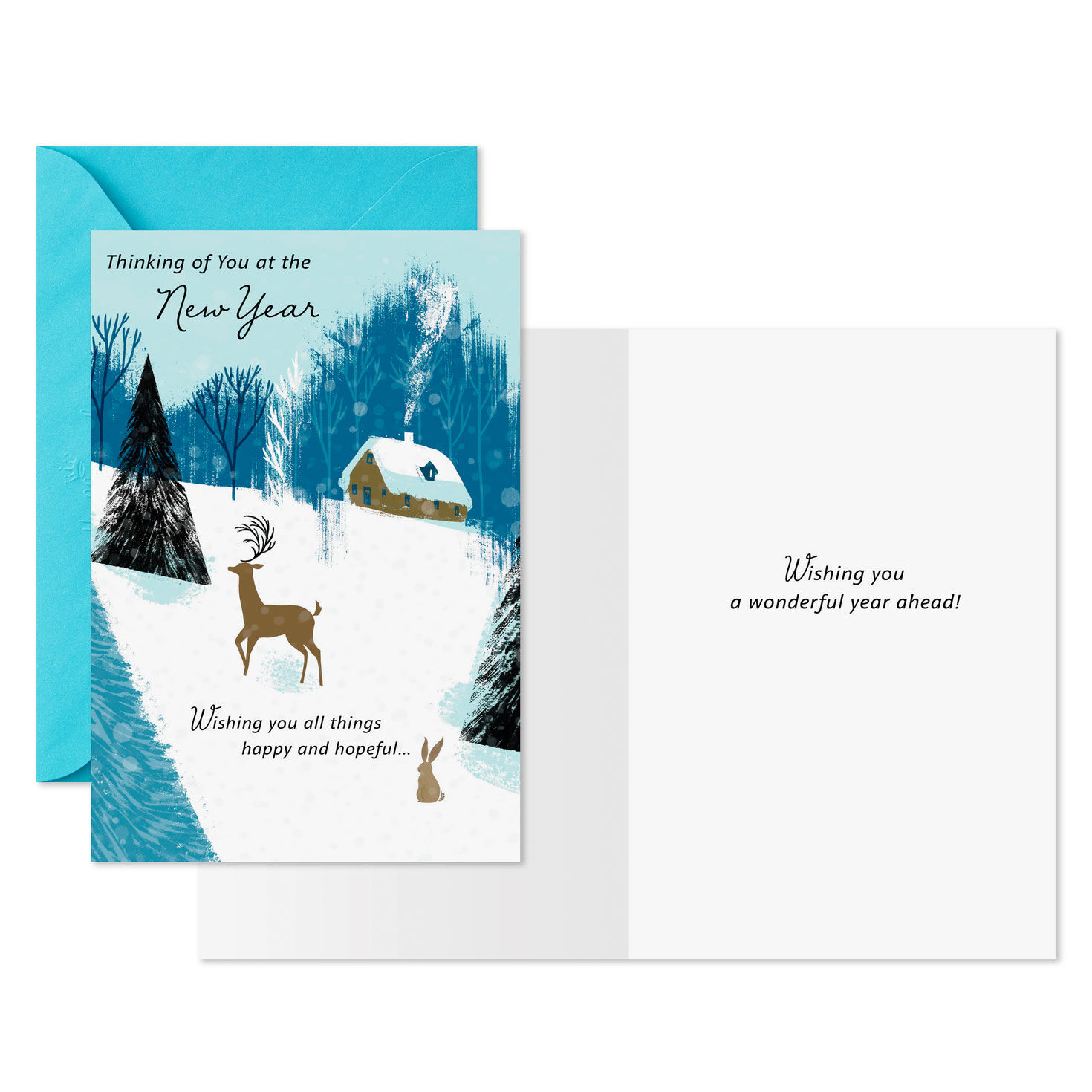 All Things Happy and Hopeful New Year Cards, Pack of 6