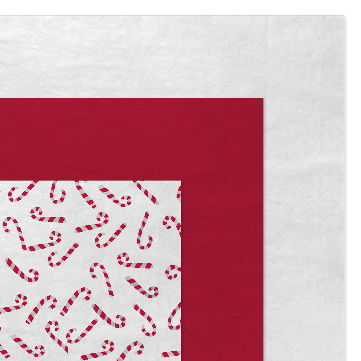 Candy Canes/Red/White 3Pack Assortment Christmas Tissue Paper, 30