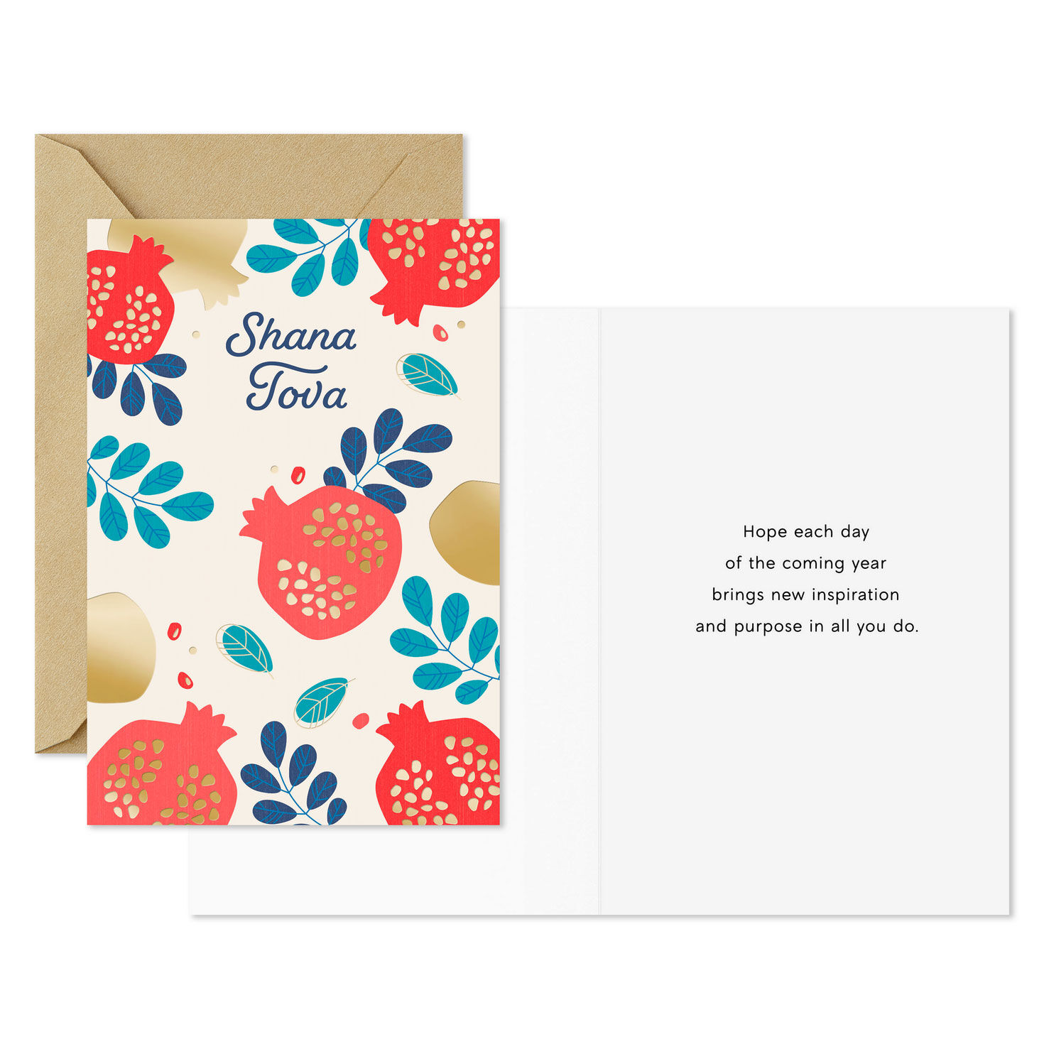 7104-pomegranates-apples-and-honey-assorted-rosh-hashanah-cards-pack-of-6-2.jpg Pomegranates, Apples and Honey Assorted Rosh Hashanah Cards, Pack of 6