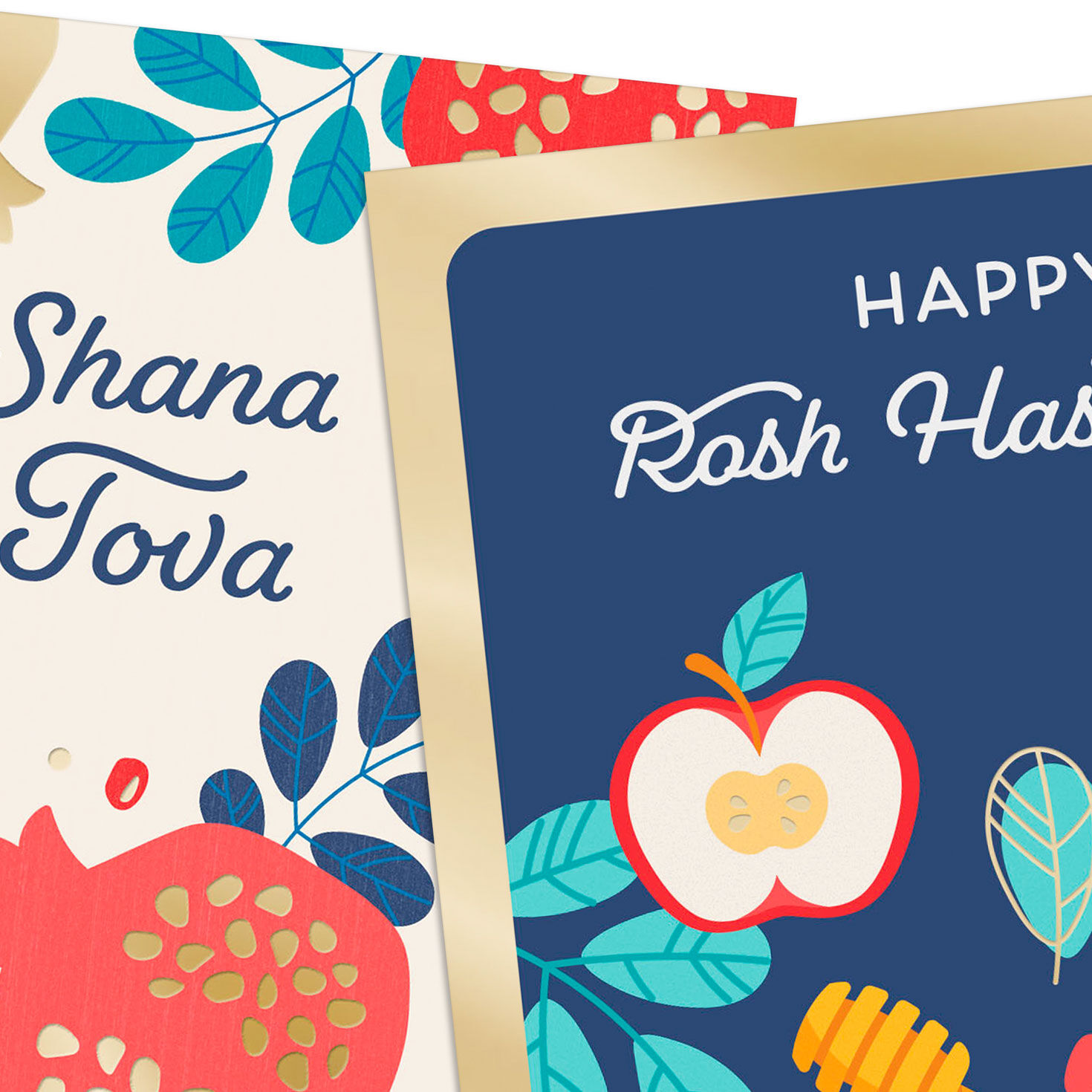 7104-pomegranates-apples-and-honey-assorted-rosh-hashanah-cards-pack-of-6-4.jpg Pomegranates, Apples and Honey Assorted Rosh Hashanah Cards, Pack of 6