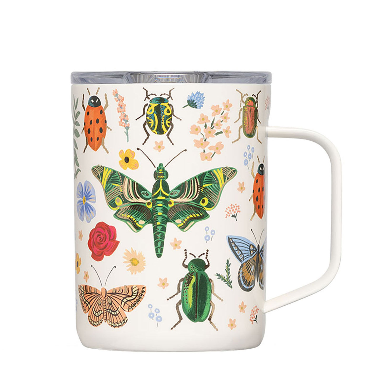 Corkcicle Rifle Paper Co. Curio Stainless Steel Travel Mug, 16 oz.