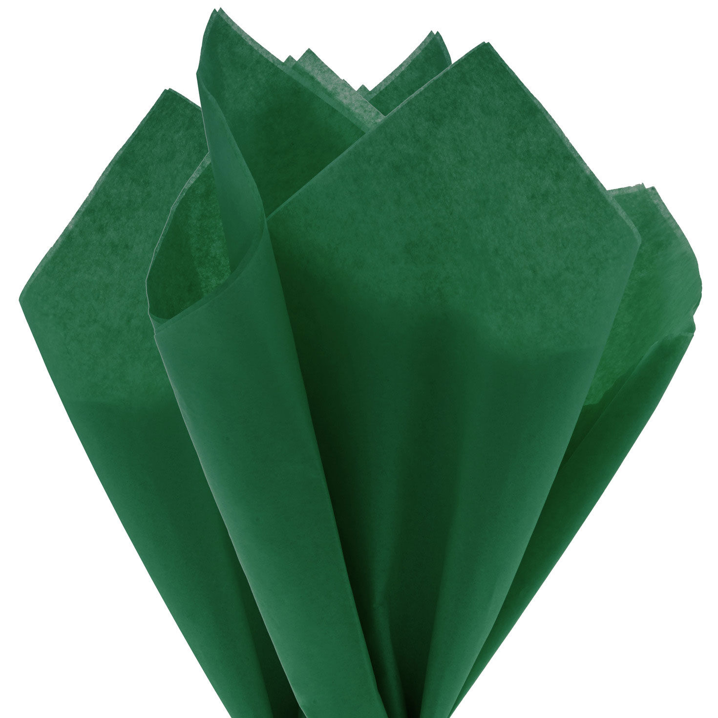 Solid Green Holiday Tissue Paper, 8 sheets