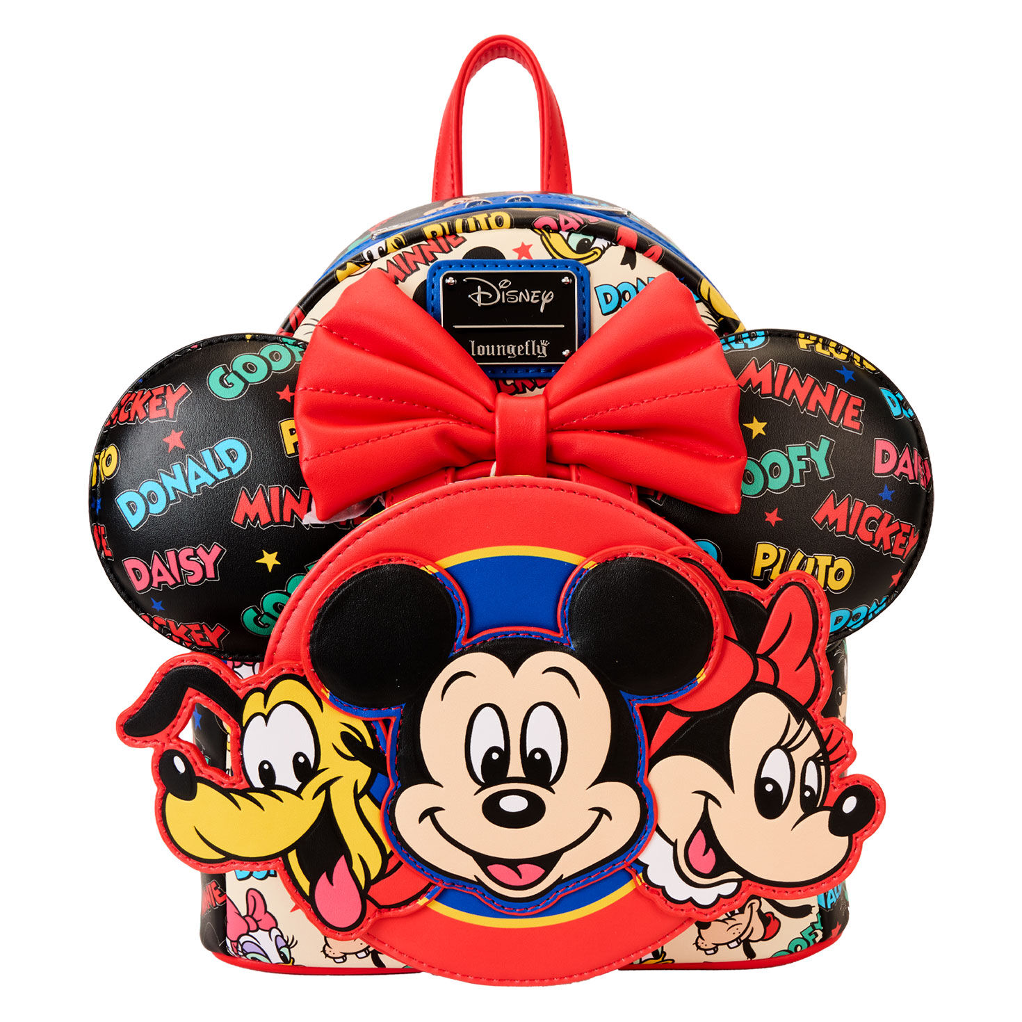 Loungefly Disney Mickey Mouse and Friends Backpack and Headband