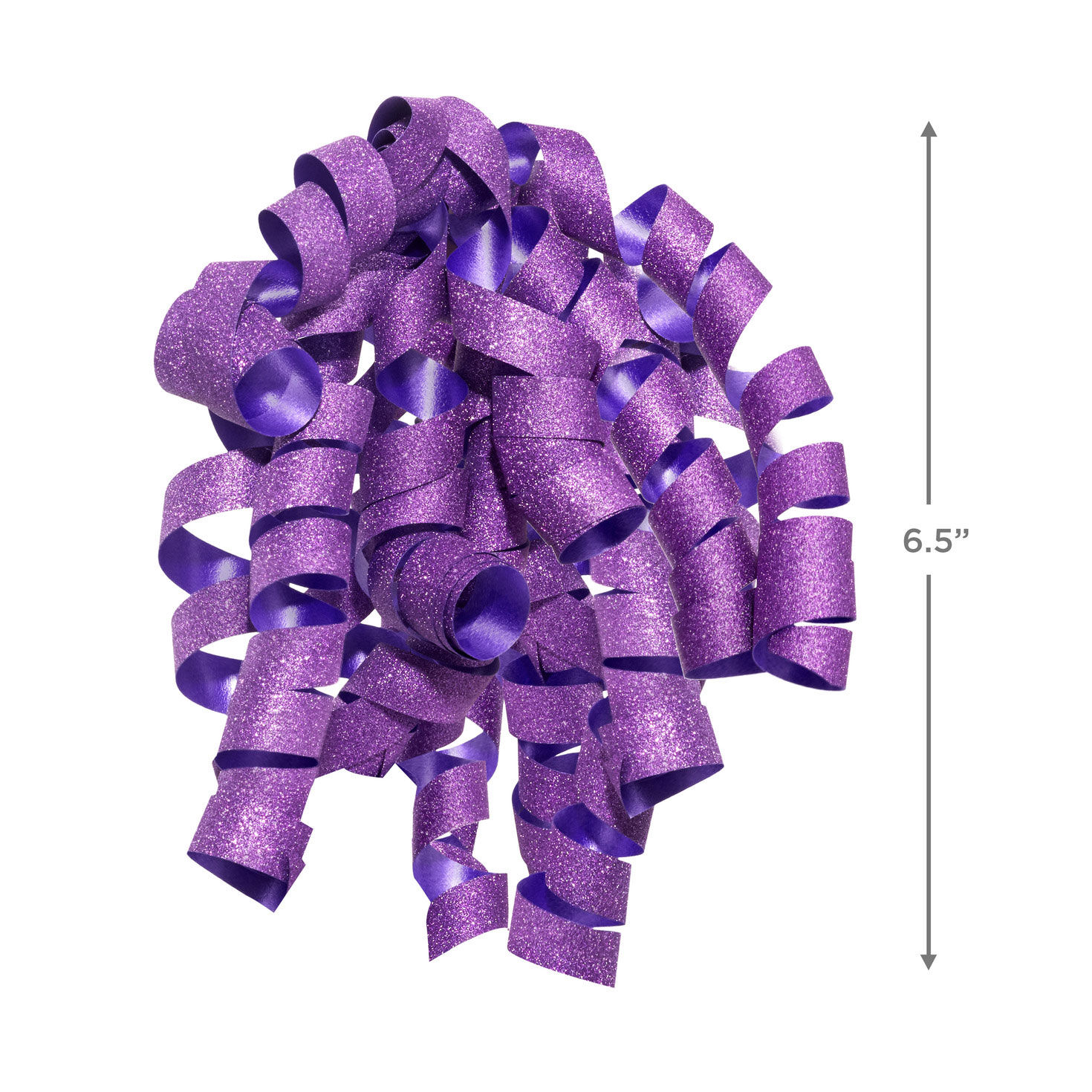 7310-6-5-sparkling-purple-curly-ribbon-gift-bow-3.jpg 6.5" Sparkling Purple Curly Ribbon Gift Bow