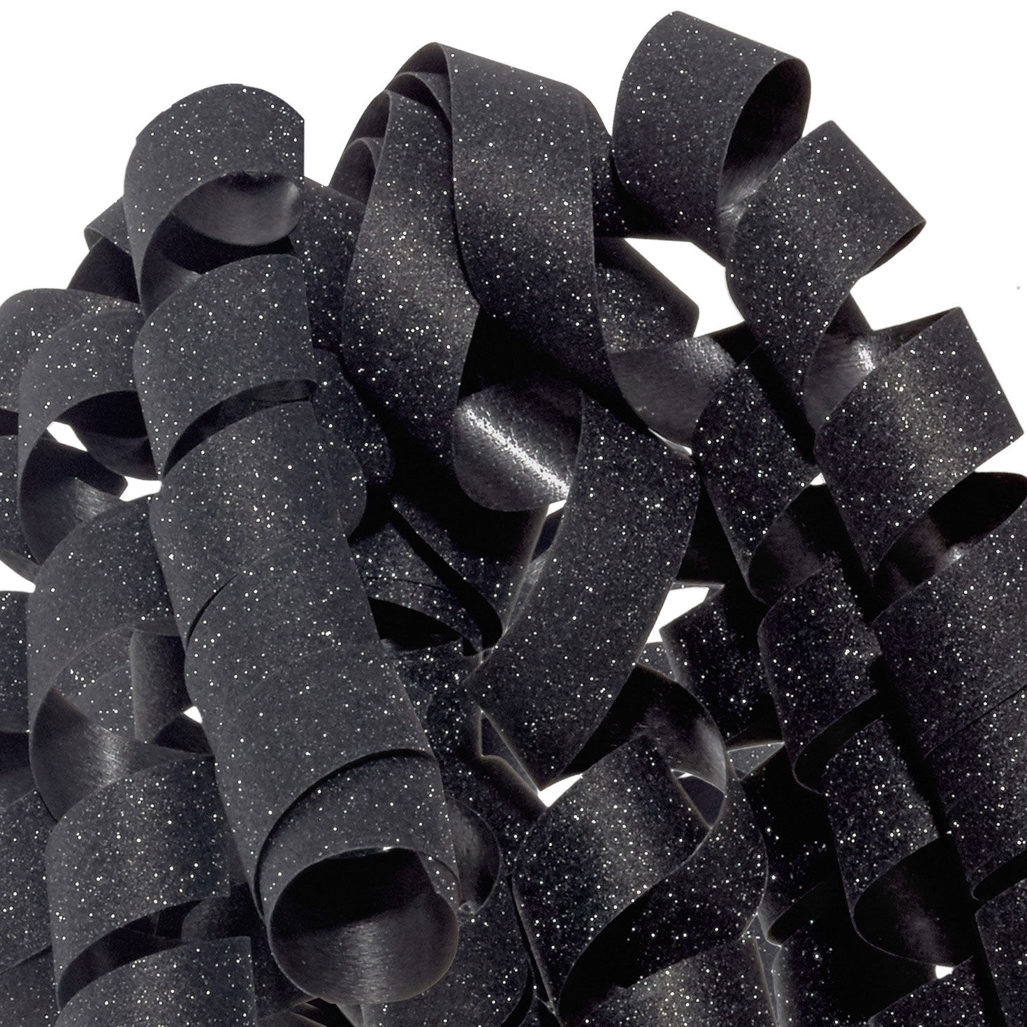 7312-6-5-sparkling-black-curly-ribbon-gift-bow-4.jpg 6.5" Sparkling Black Curly Ribbon Gift Bow
