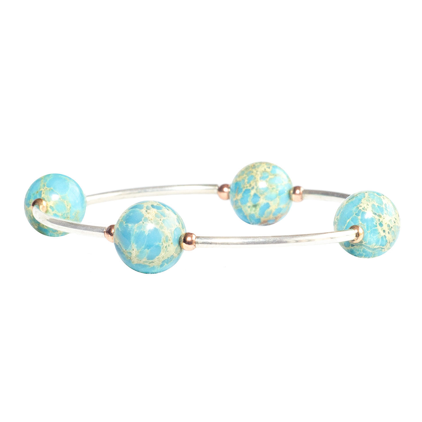 Made As Intended Blue Jasper Blessing Bracelet
