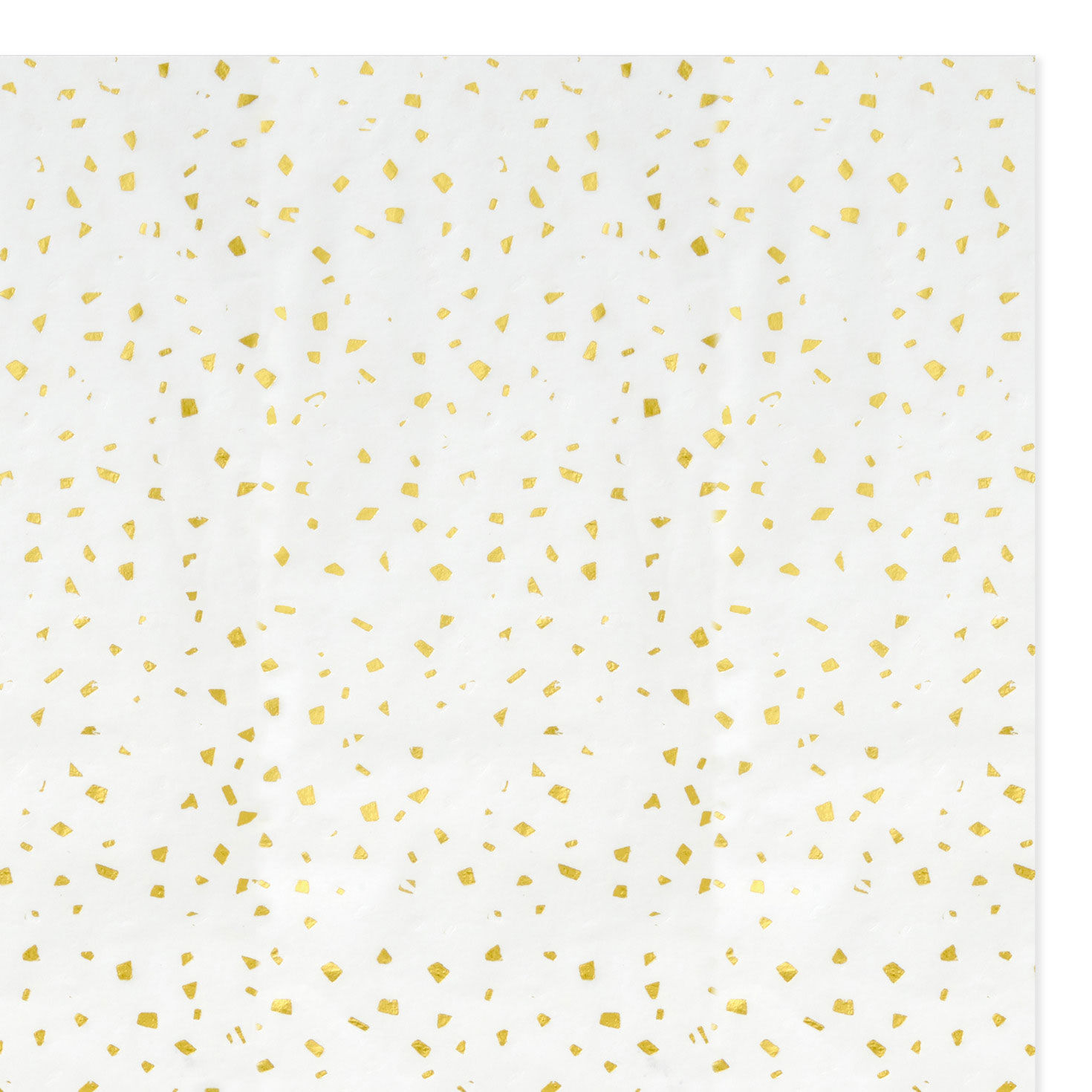 7442-gold-foil-flecks-on-white-tissue-paper-4-sheets-3.jpg Gold Foil Flecks on White Tissue Paper, 4 sheets