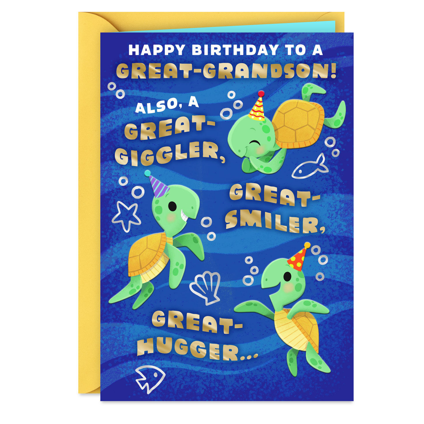 You’re a Great Everything Birthday Card for Great-Grandson
