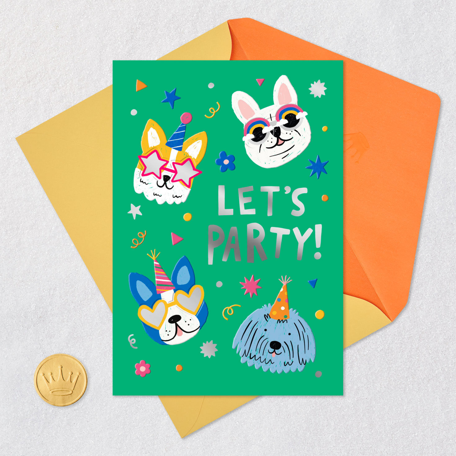 7670-party-animal-dogs-birthday-card-for-kids-5.jpg Party Animal Dogs Birthday Card for Kids