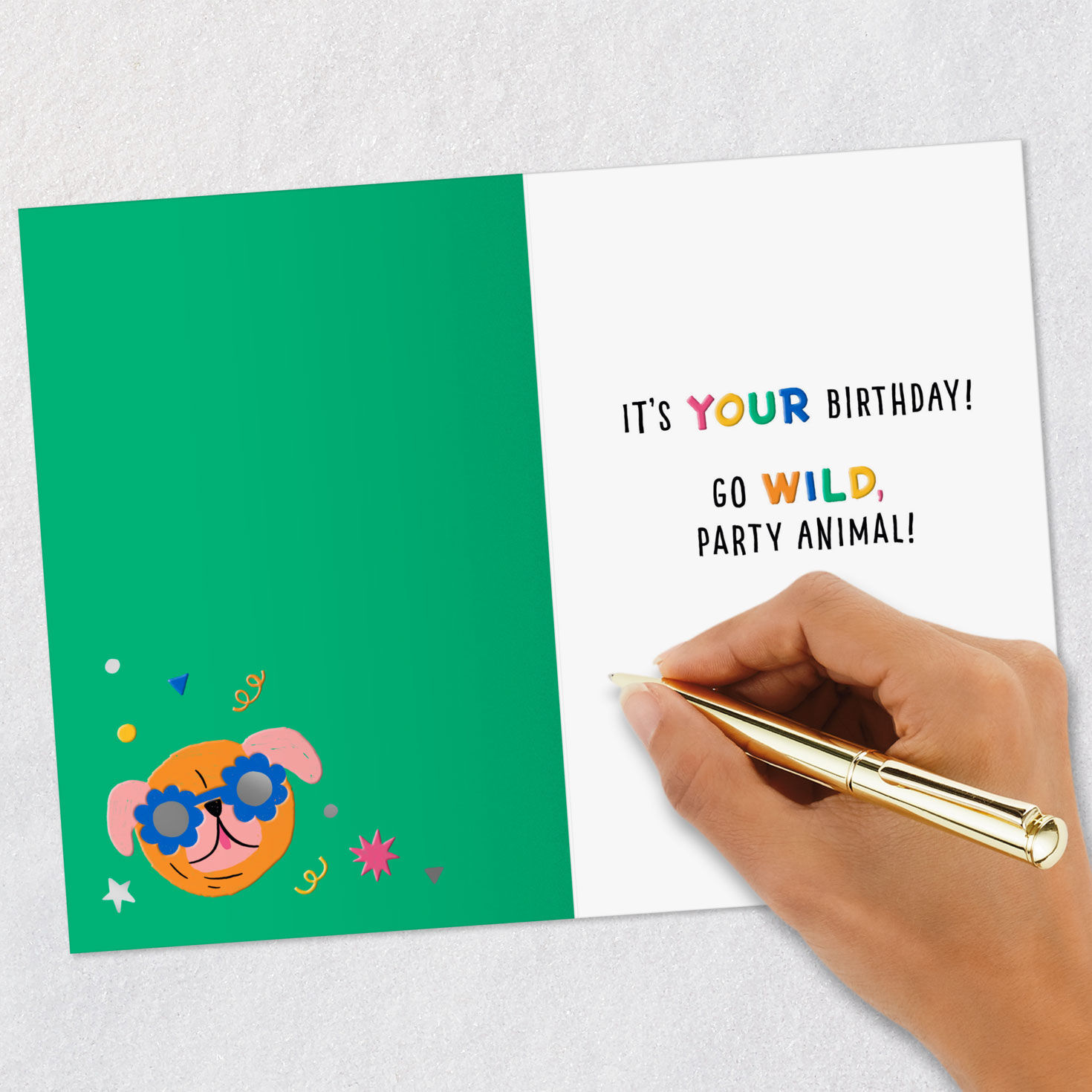 7670-party-animal-dogs-birthday-card-for-kids-6.jpg Party Animal Dogs Birthday Card for Kids