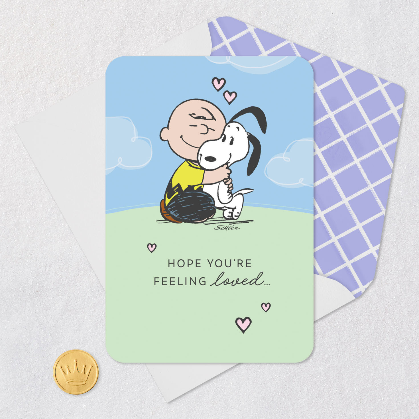 7822-peanuts-charlie-brown-and-snoopy-hugging-love-card-5.jpg Peanuts® Charlie Brown and Snoopy Hugging Love Card