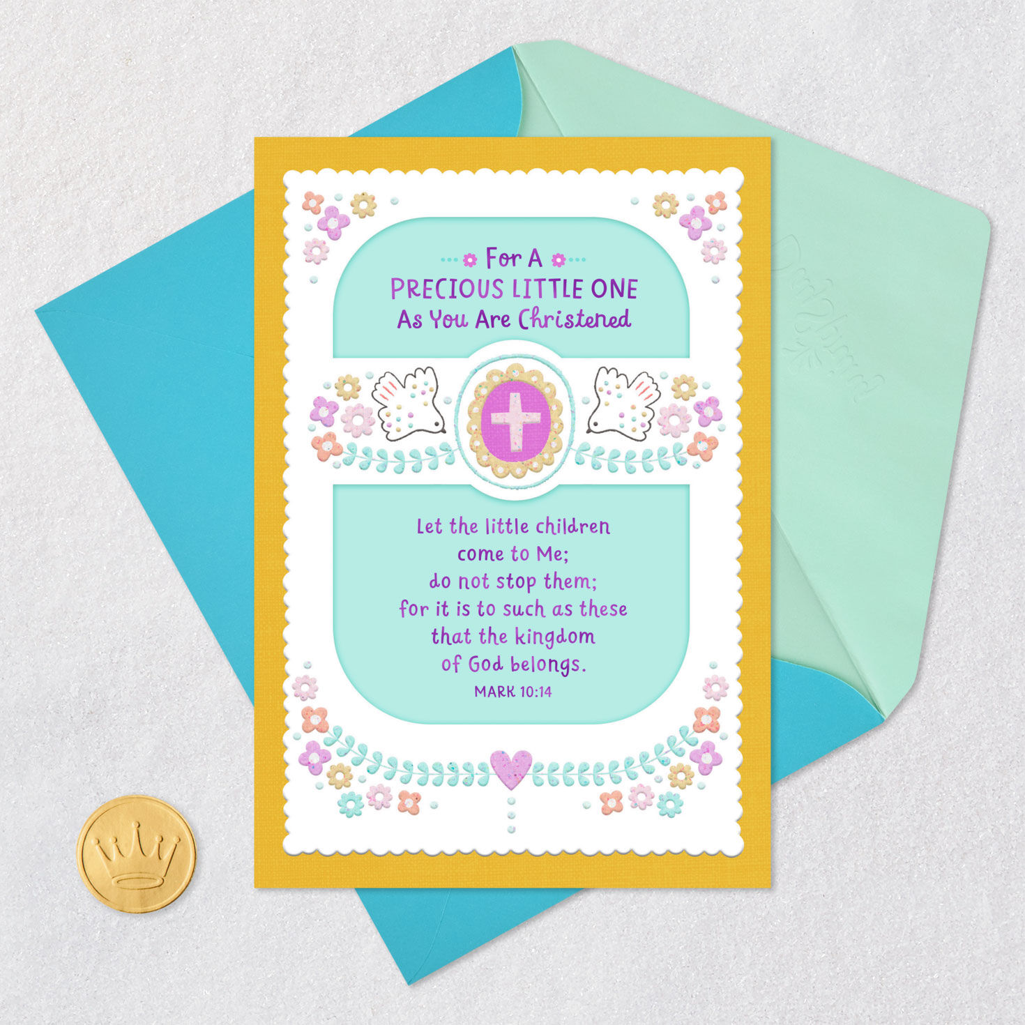 8208-for-a-precious-little-one-christening-card-5.jpg For a Precious Little One Christening Card