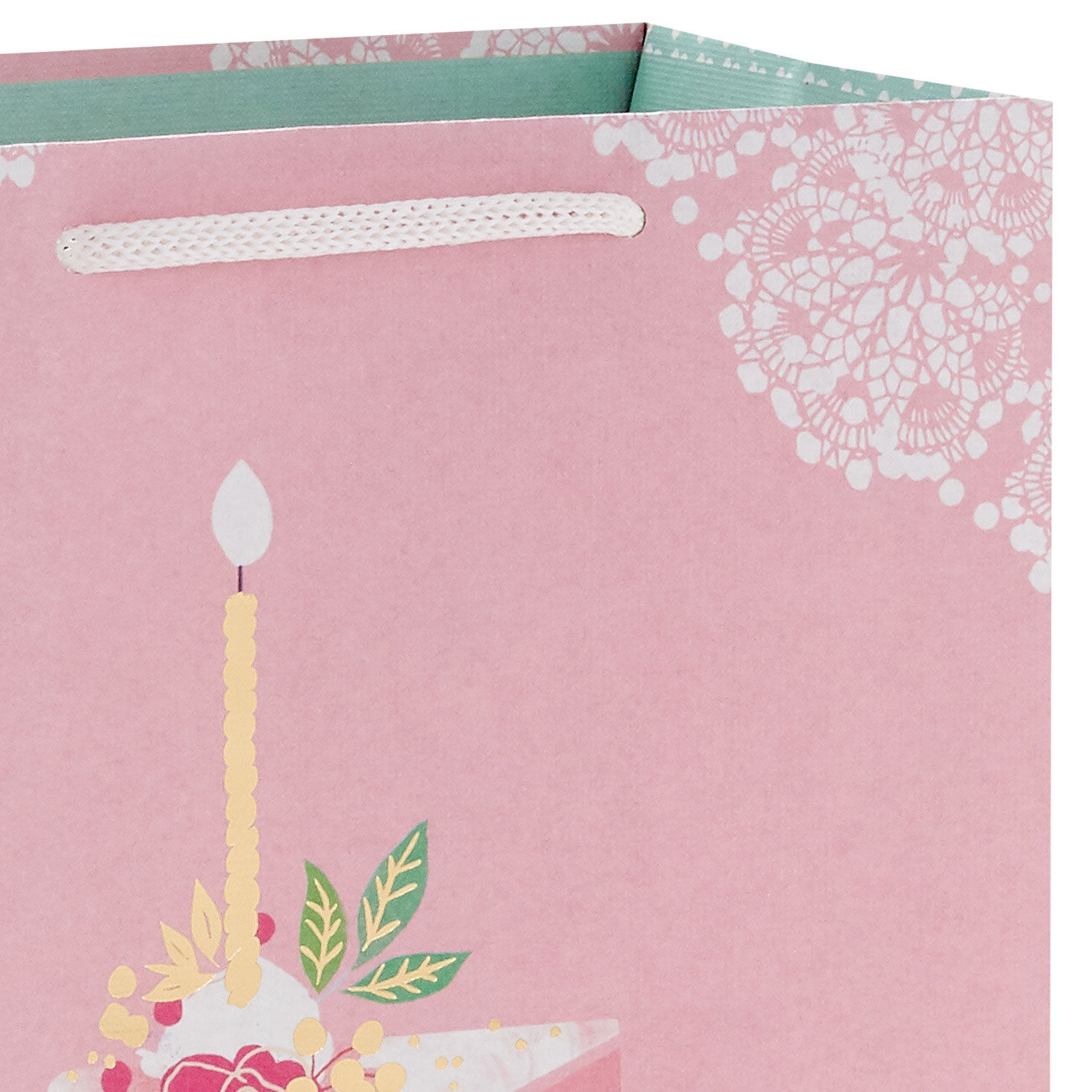 8261-9-6-elegant-cake-slice-medium-birthday-gift-bag-4.jpg 9.6" Elegant Cake Slice Medium Birthday Gift Bag