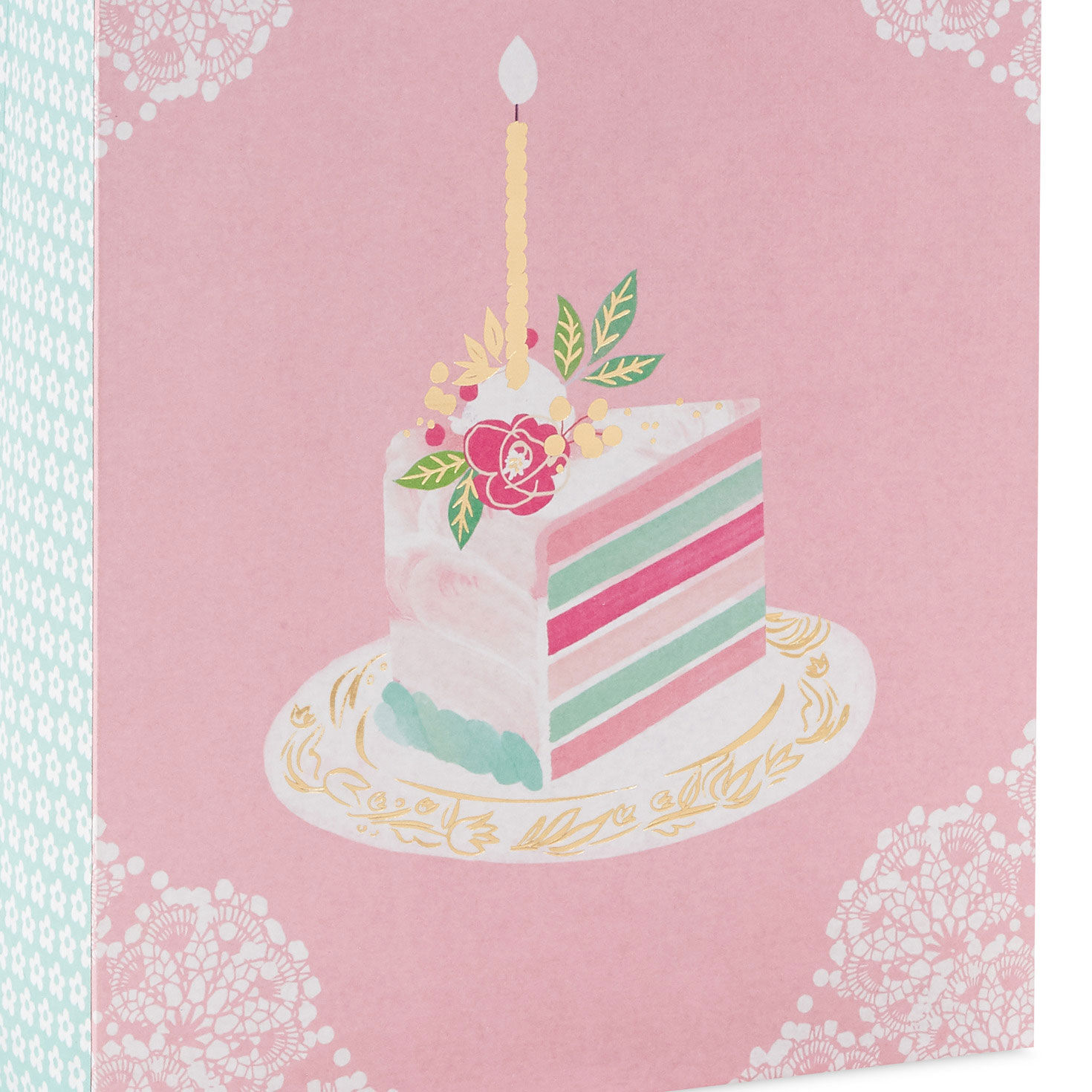 8261-9-6-elegant-cake-slice-medium-birthday-gift-bag-5.jpg 9.6" Elegant Cake Slice Medium Birthday Gift Bag