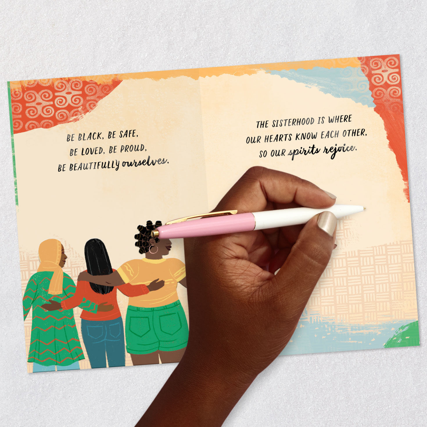 8402-our-hearts-know-each-other-friendship-card-for-her-7.jpg Our Hearts Know Each Other Friendship Card for Her
