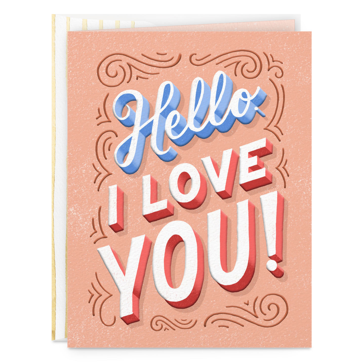 Hello Hi Again Love Card
