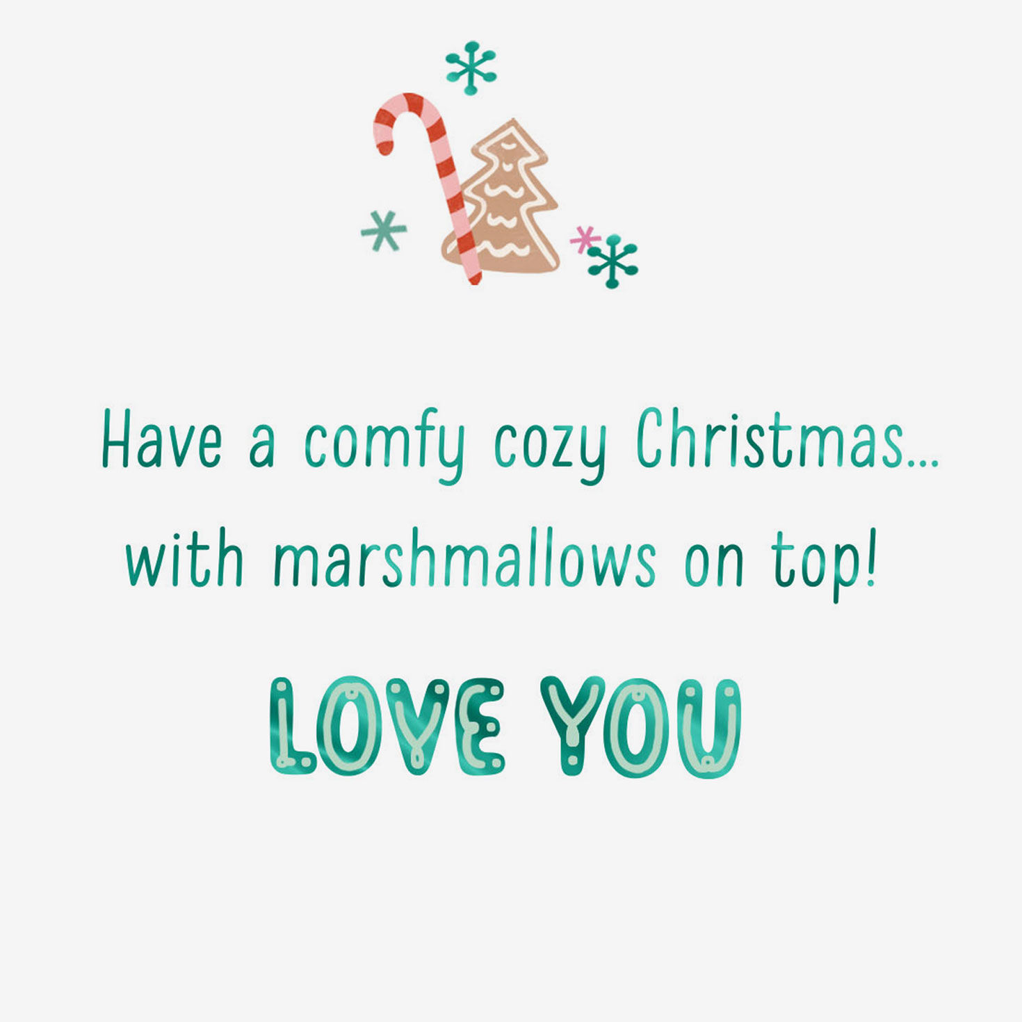 8561-hope-it-s-comfy-cozy-christmas-card-for-niece-2.jpg Hope It's Comfy, Cozy Christmas Card for Niece