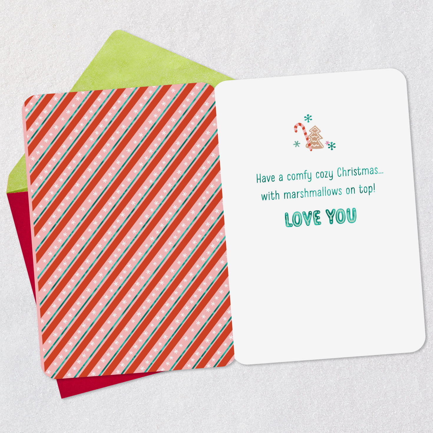8561-hope-it-s-comfy-cozy-christmas-card-for-niece-3.jpg Hope It's Comfy, Cozy Christmas Card for Niece