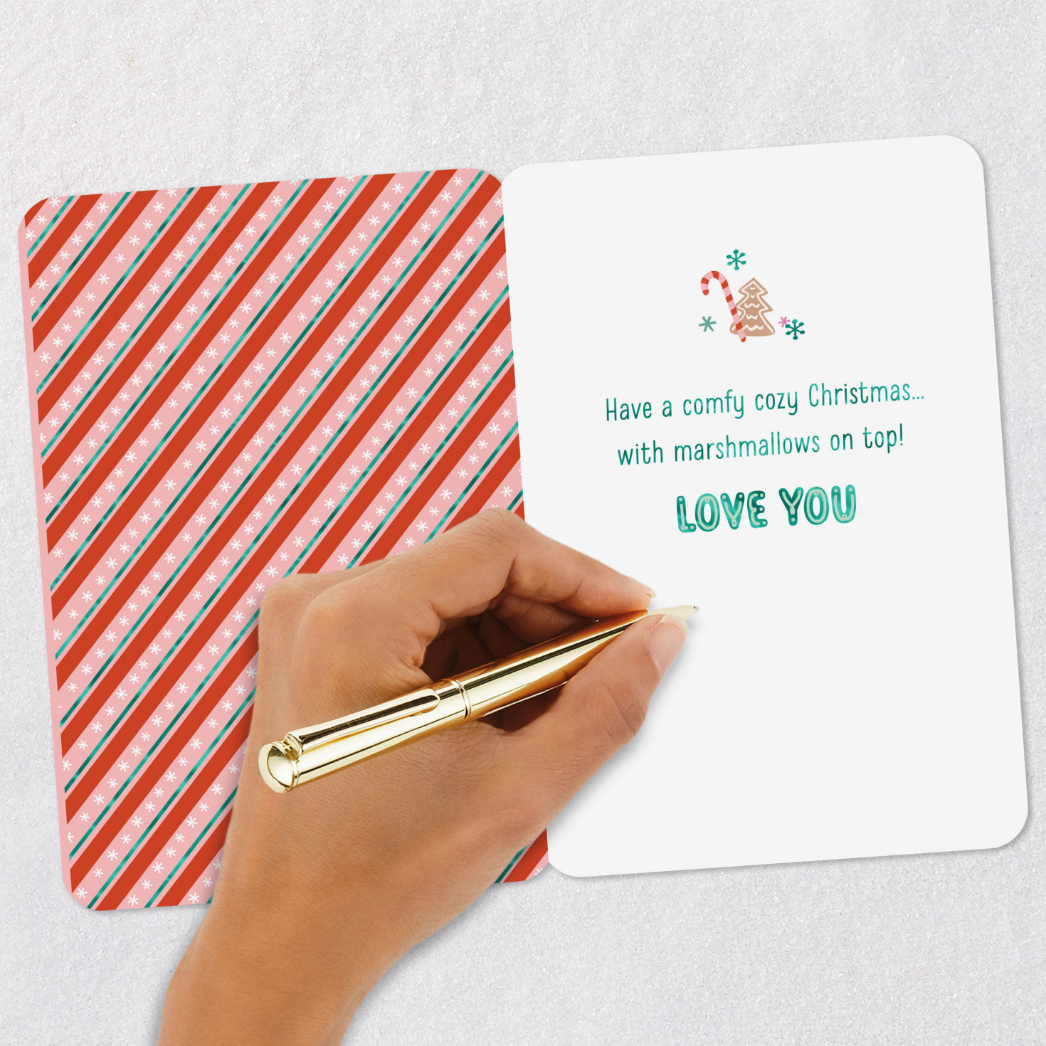 8561-hope-it-s-comfy-cozy-christmas-card-for-niece-6.jpg Hope It's Comfy, Cozy Christmas Card for Niece