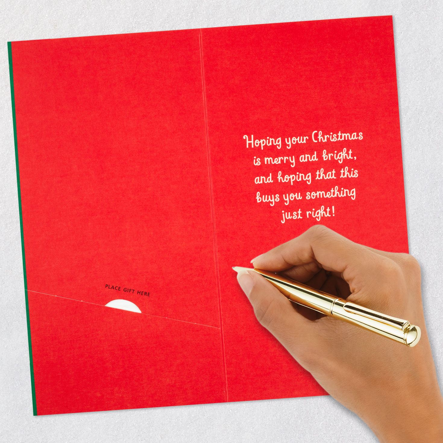 8566-merry-bright-and-just-right-money-holder-christmas-card-7.jpg Merry, Bright and Just Right Money Holder Christmas Card