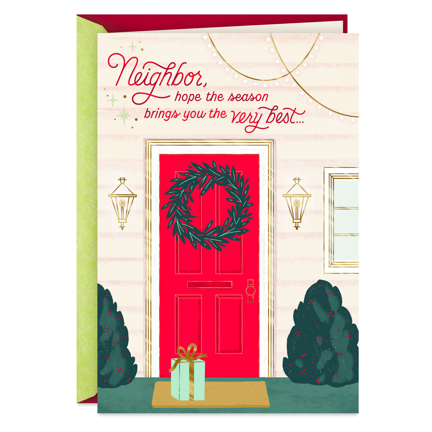 You're a Year-Round Gift Holiday Card for Neighbor