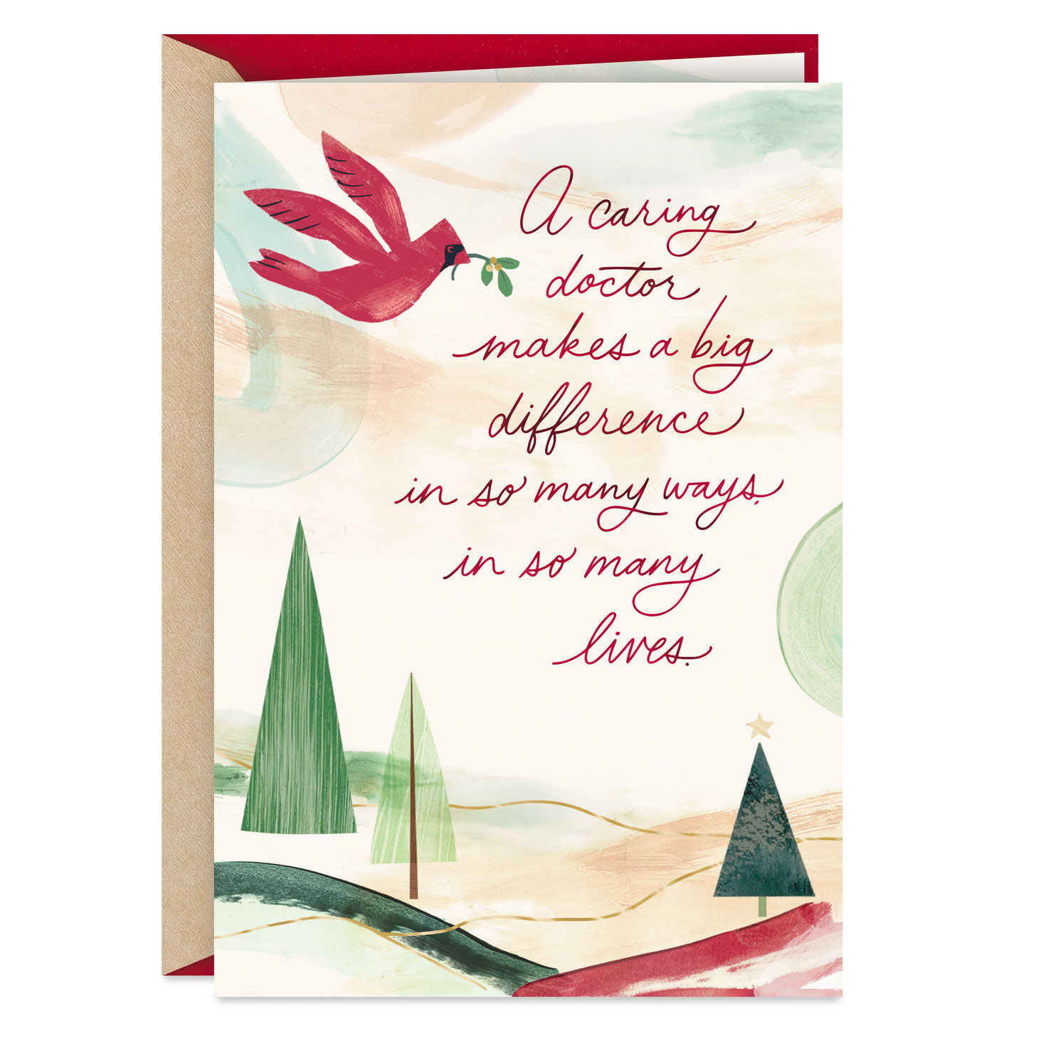 8605-you-make-a-difference-christmas-card-for-doctor-1.jpg You Make a Difference Christmas Card for Doctor