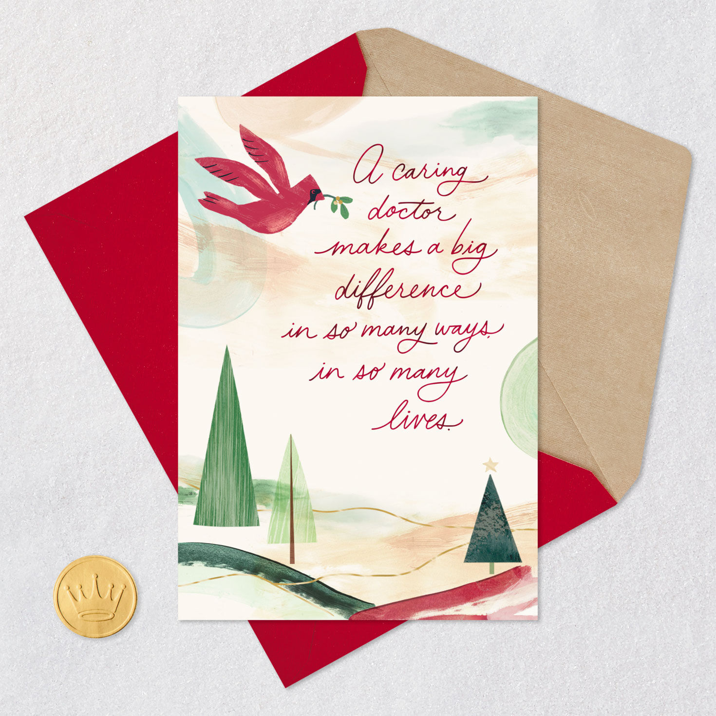 8605-you-make-a-difference-christmas-card-for-doctor-5.jpg You Make a Difference Christmas Card for Doctor