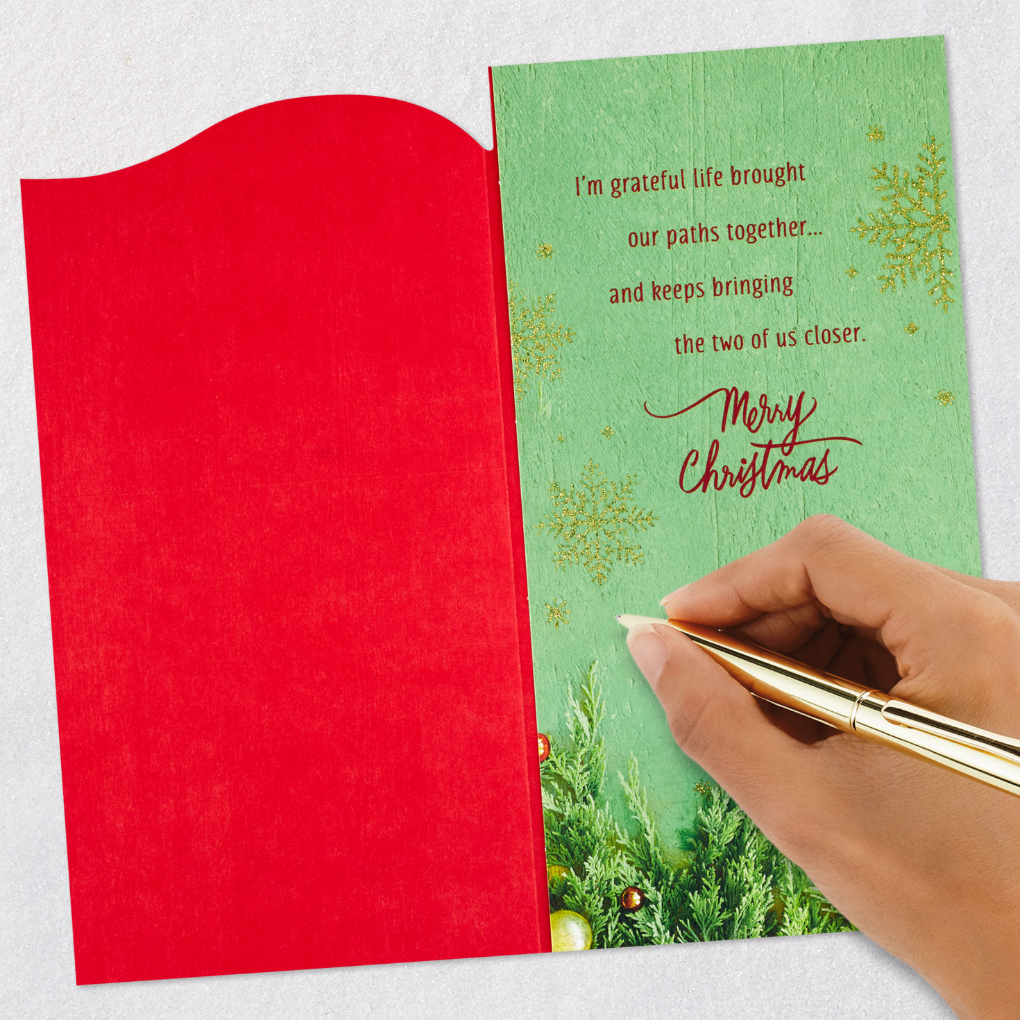 8613-so-grateful-life-brought-our-paths-together-christmas-card-for-friend-7.jpg So Grateful Life Brought Our Paths Together Christmas Card for Friend