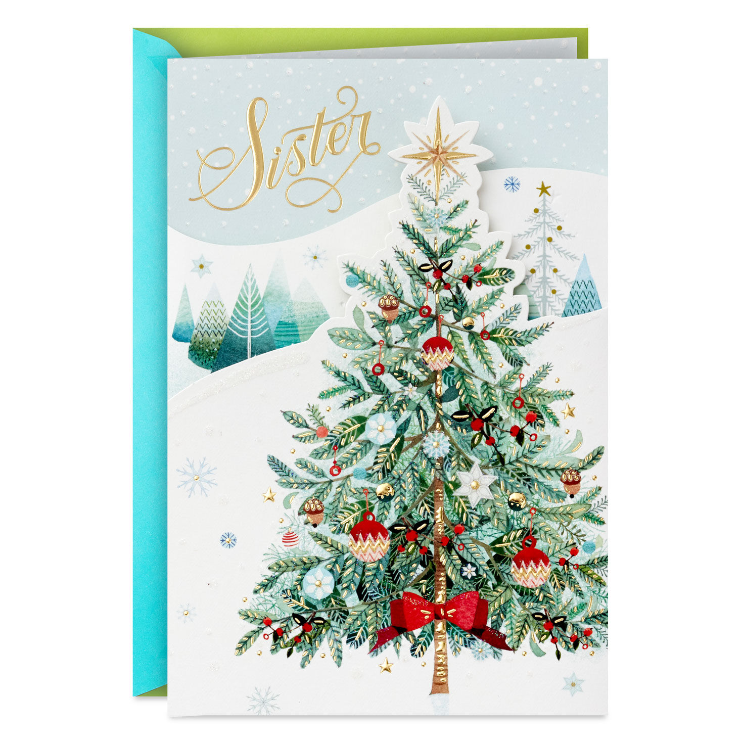 Happy Memories With You Christmas Card for Sister