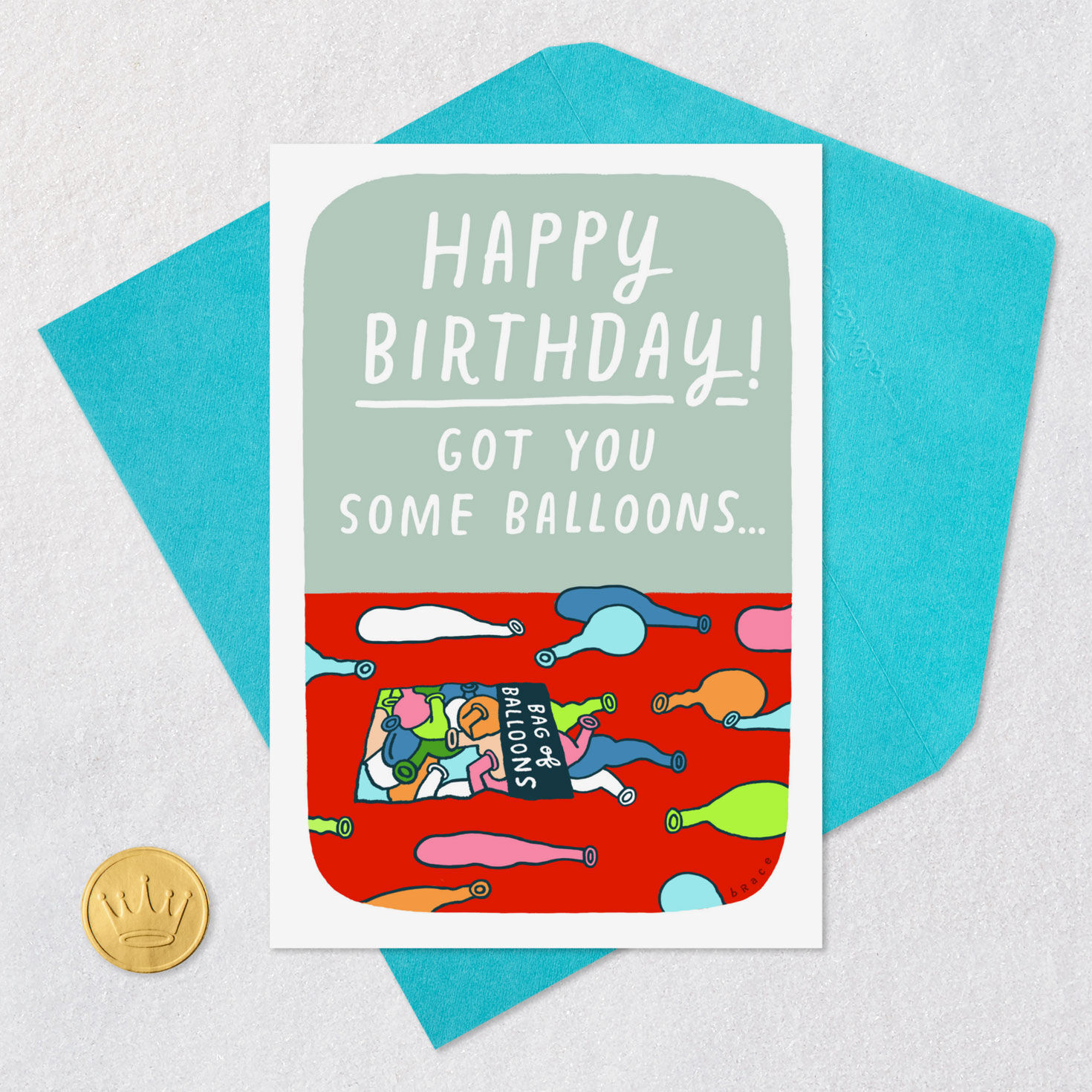 8642-got-you-some-balloons-funny-birthday-card-5.jpg Got You Some Balloons Funny Birthday Card
