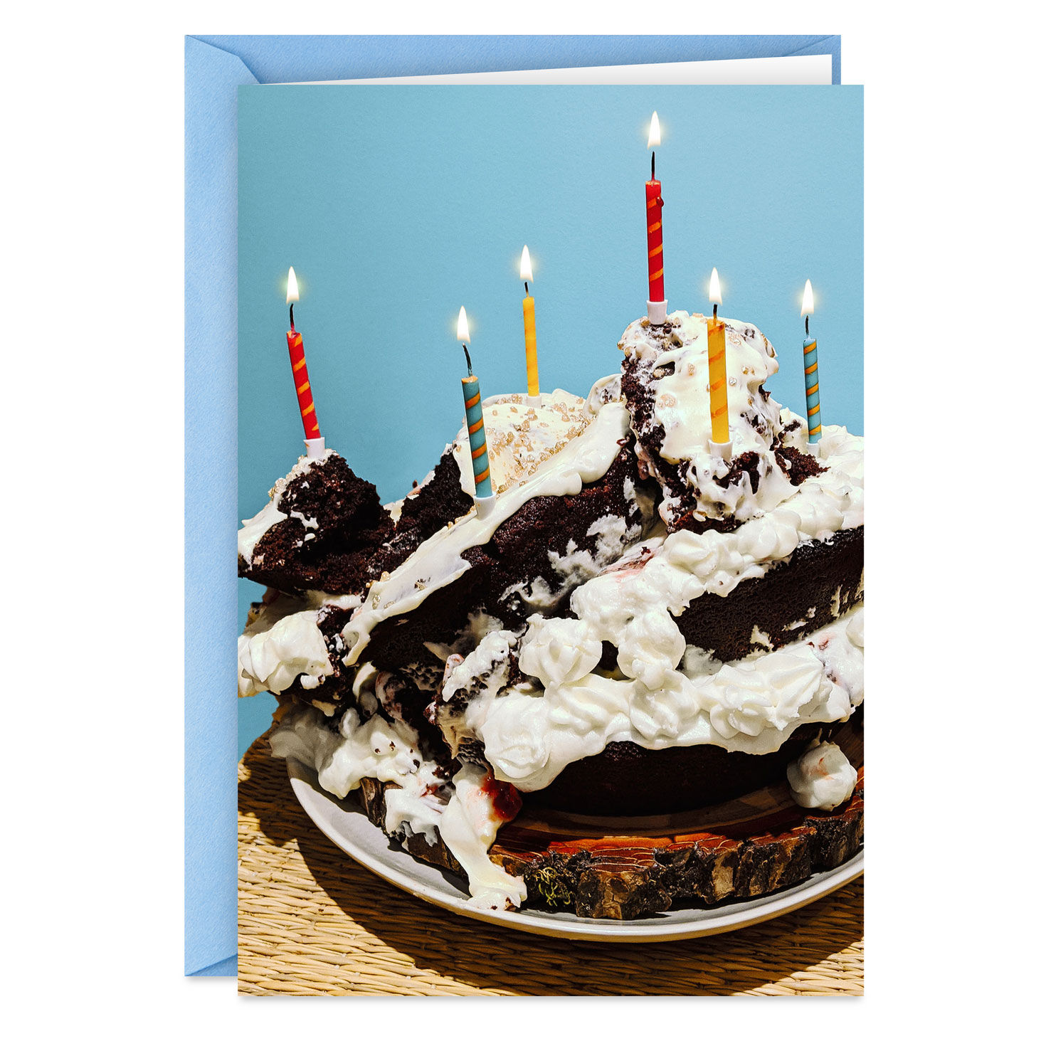 8674-smashed-cake-funny-birthday-card-1.jpg Smashed Cake Funny Birthday Card