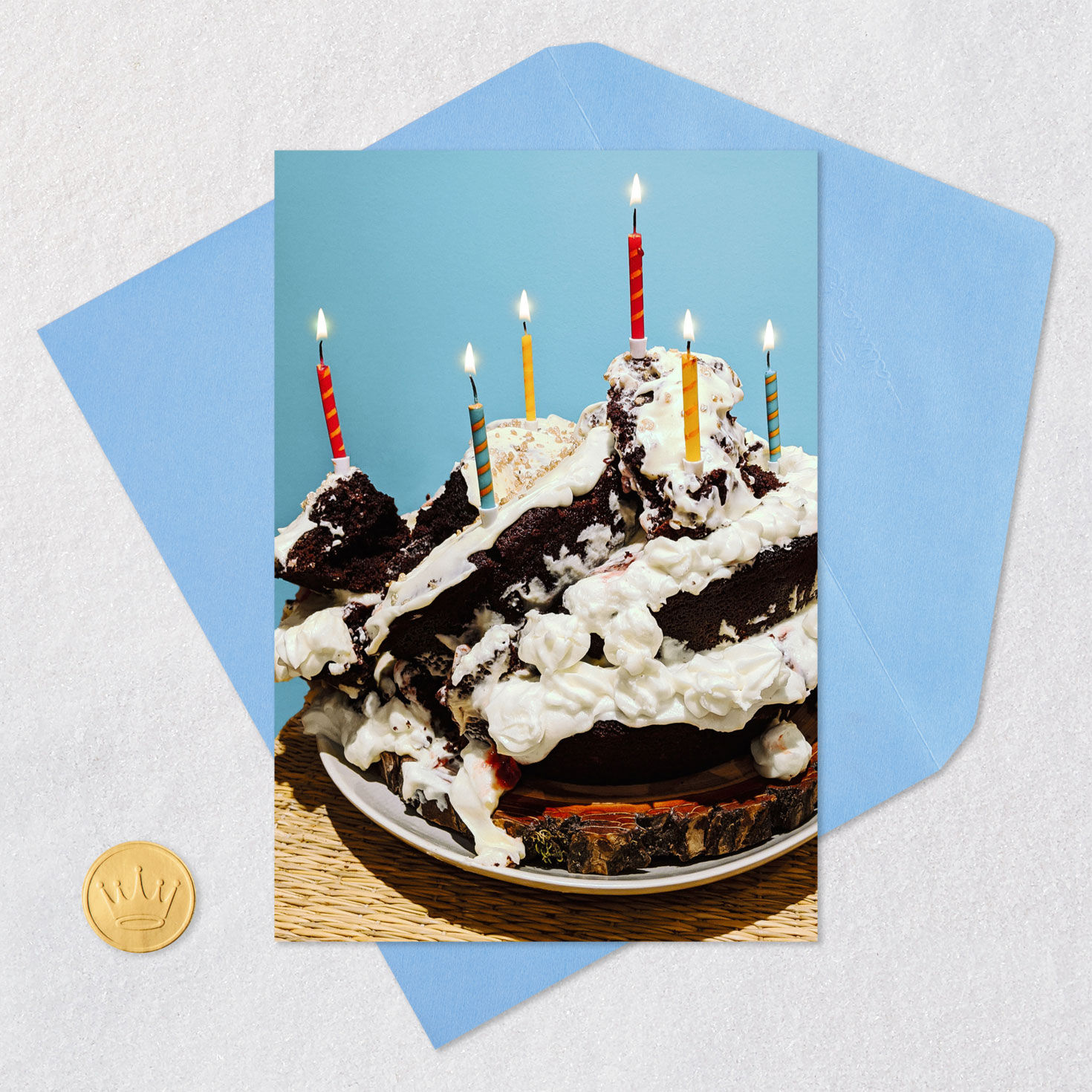 8674-smashed-cake-funny-birthday-card-5.jpg Smashed Cake Funny Birthday Card