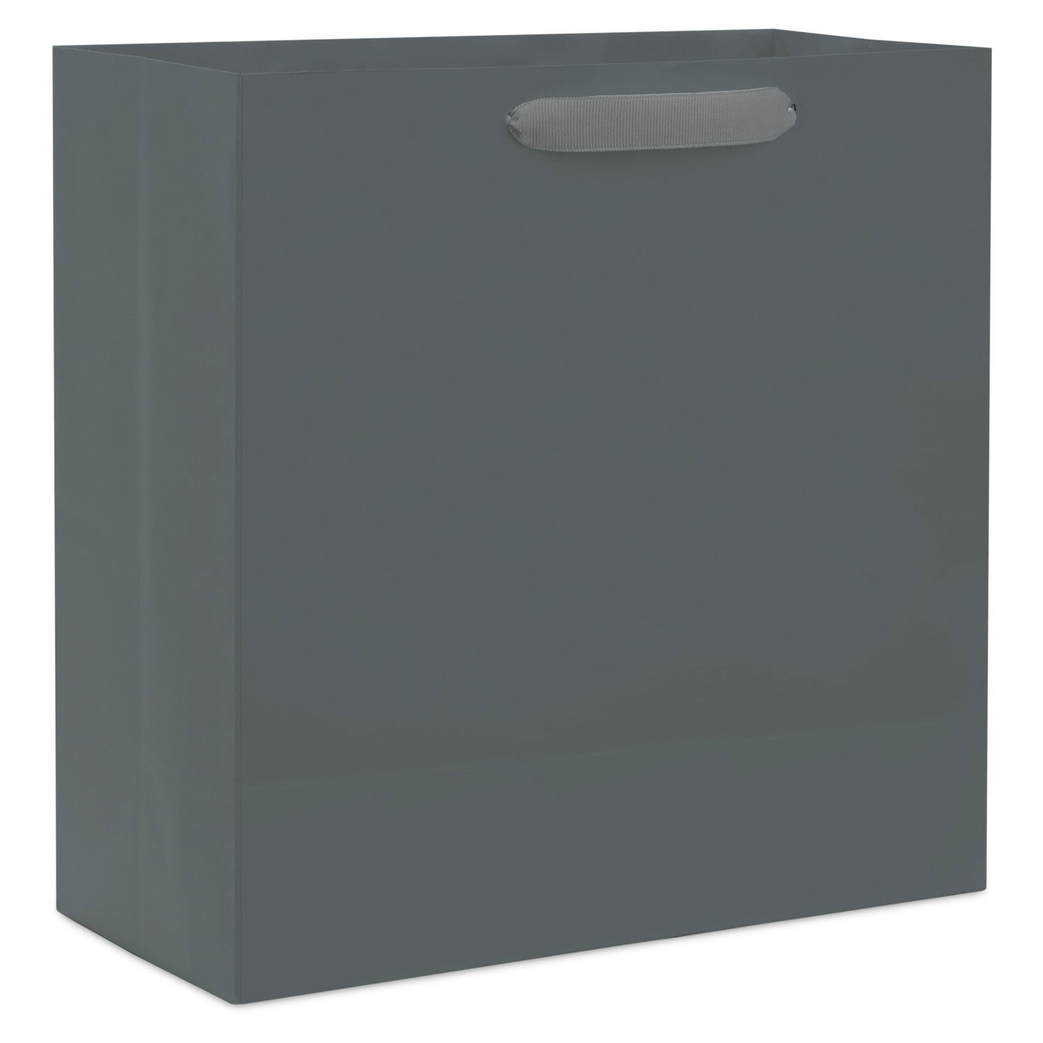 8761-10-4-gray-large-square-gift-bag-6.jpg 10.4" Gray Large Square Gift Bag