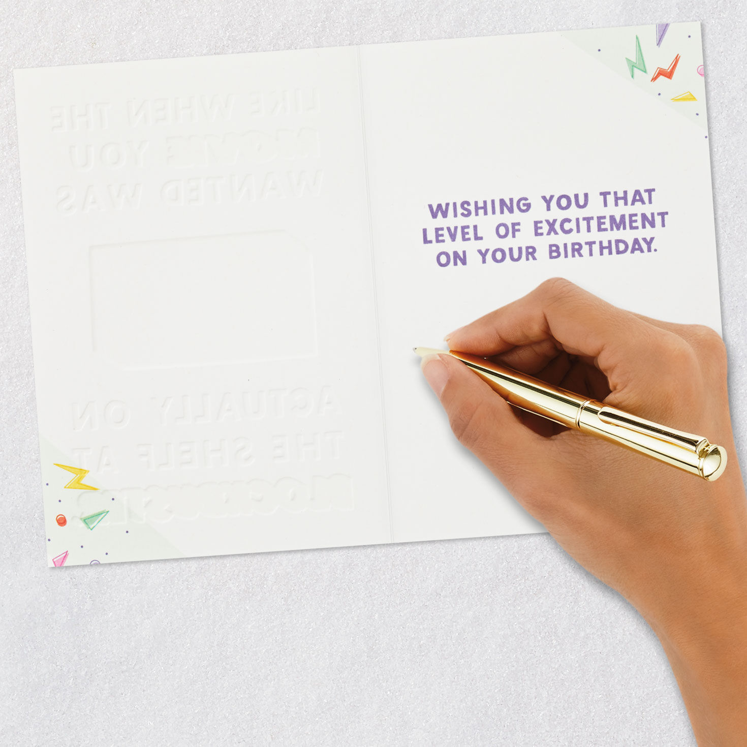 8818-that-level-of-excitement-funny-birthday-card-6.jpg That Level of Excitement Funny Birthday Card