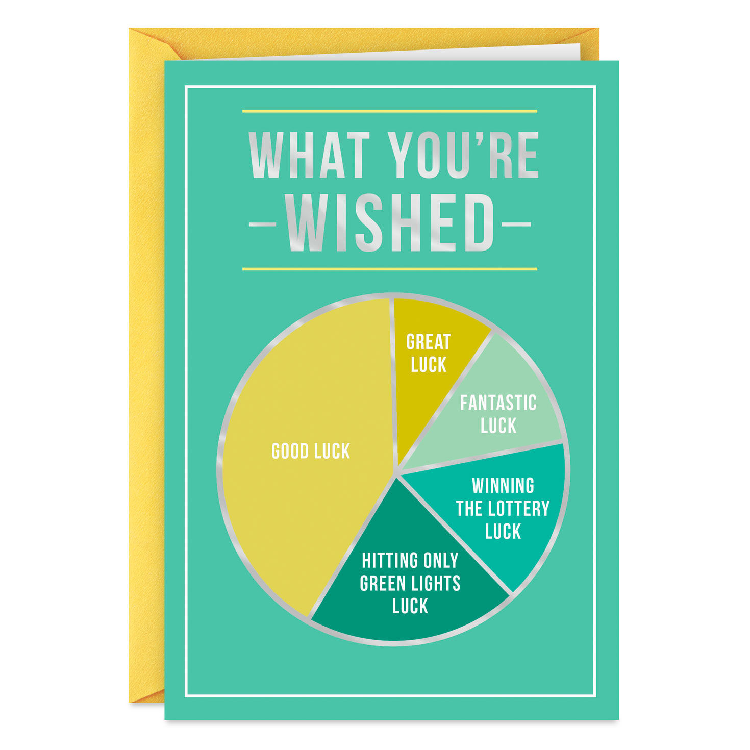 Wishing You All the Luck Funny Good Luck Card