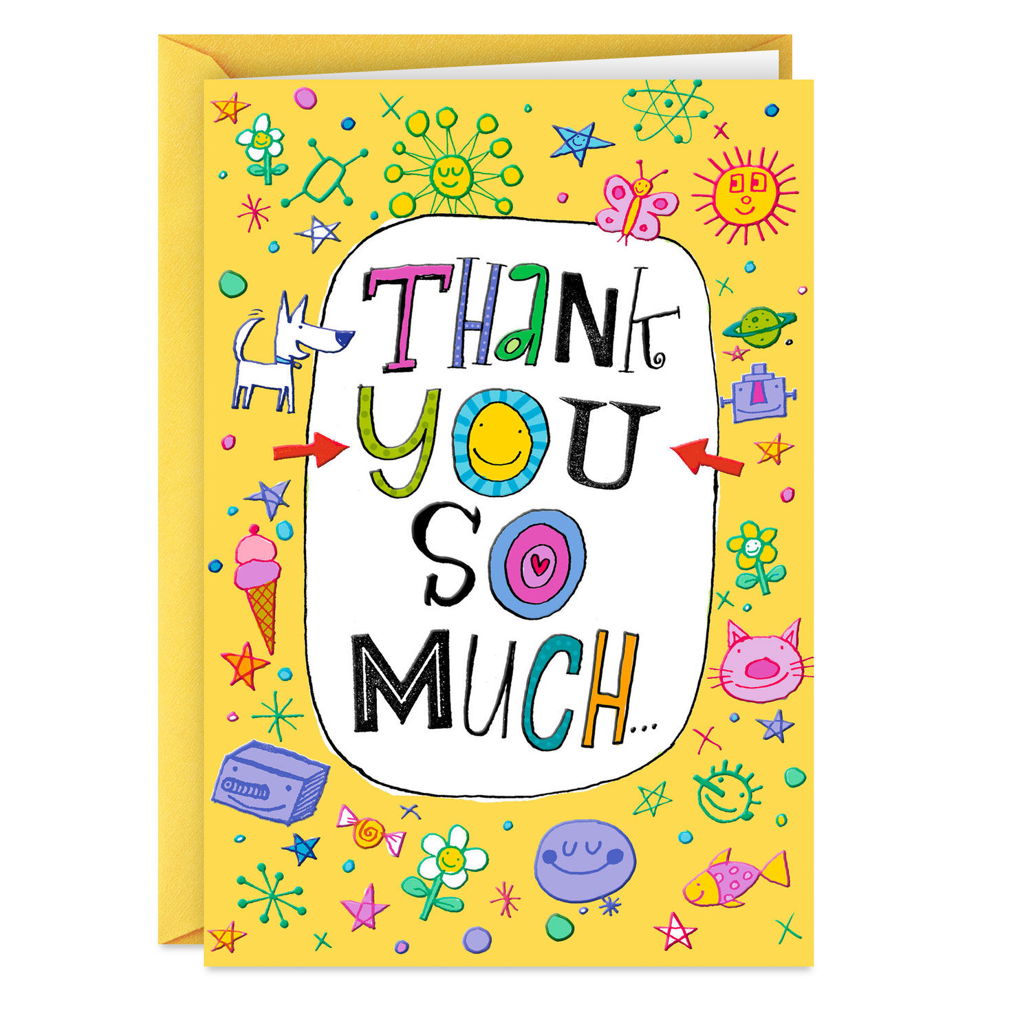 8921-happy-doodles-thank-you-card-1.jpg Happy Doodles Thank You Card
