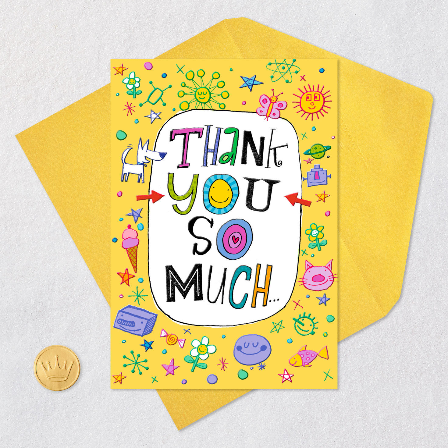 8921-happy-doodles-thank-you-card-5.jpg Happy Doodles Thank You Card