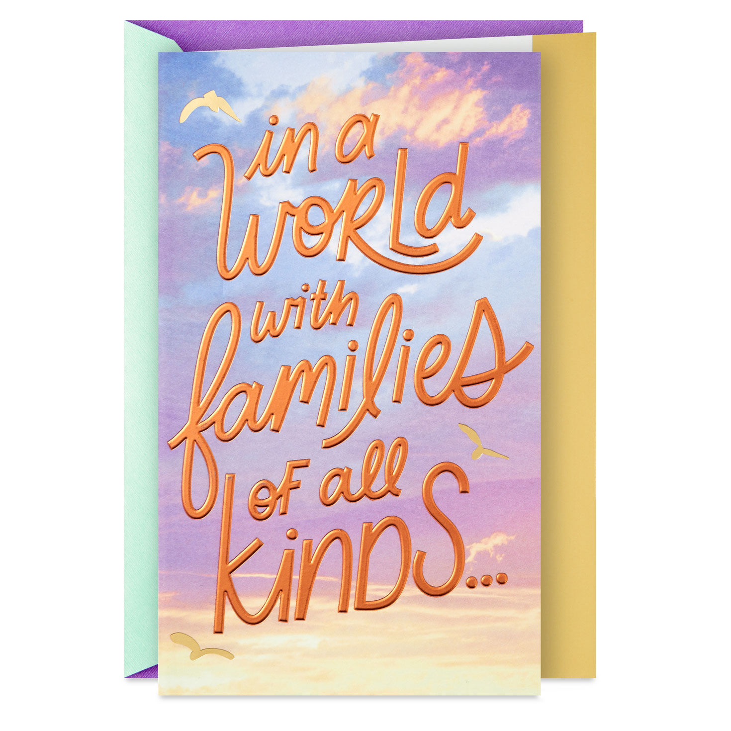 Grateful to Be in This Family Birthday Card for Relative