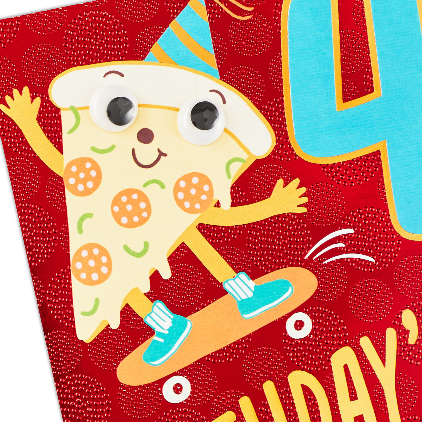 9039-super-extra-good-4th-birthday-card-4.jpg Super-Extra-Good 4th Birthday Card