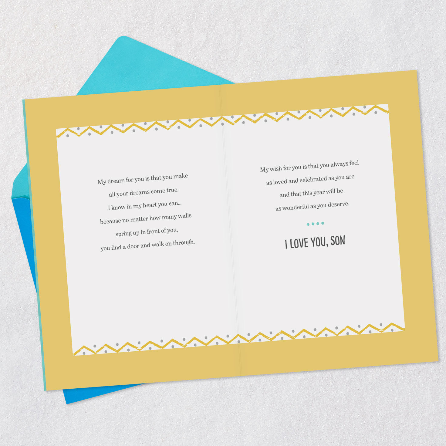 9107-you-are-loved-and-celebrated-birthday-card-for-son-4.jpg You Are Loved and Celebrated Birthday Card for Son