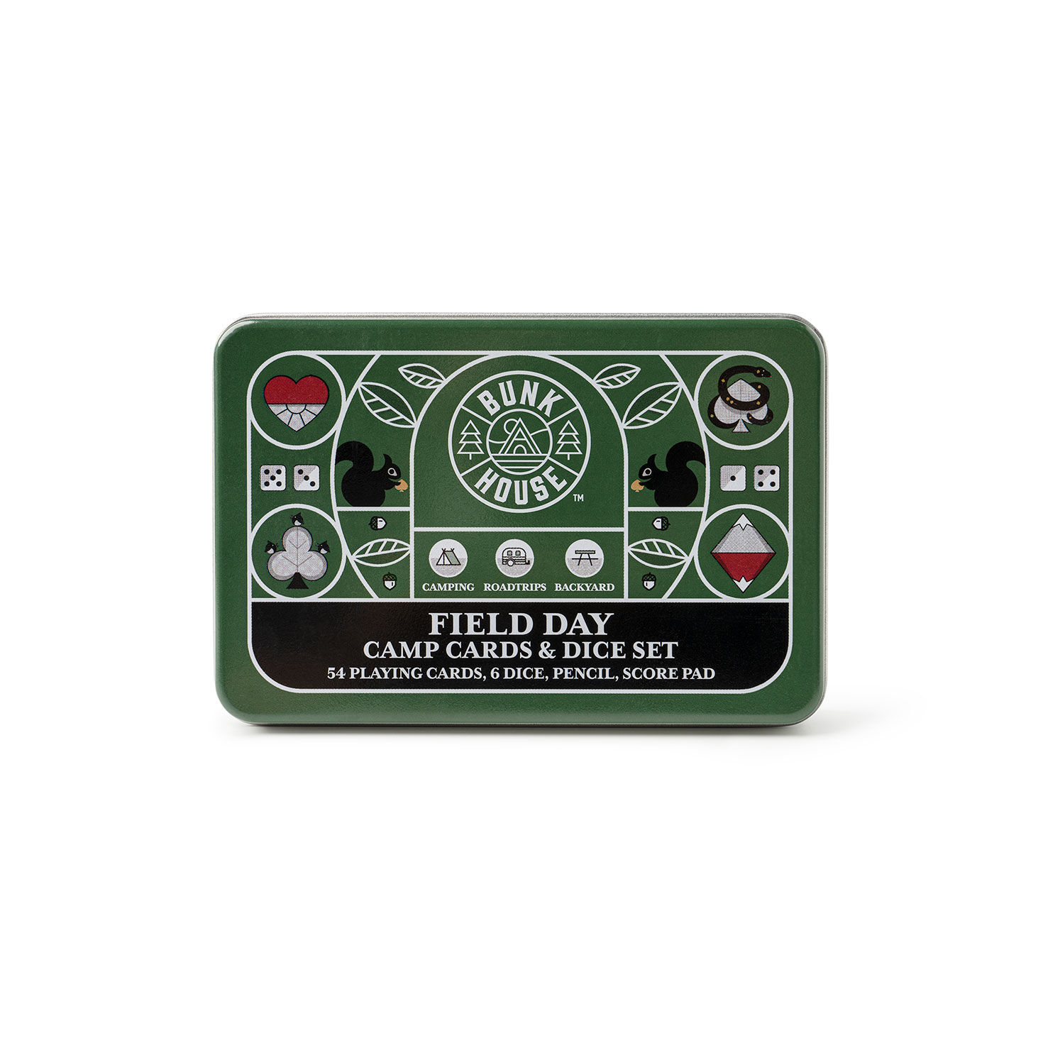 Bunk House Field Day Camp Cards and Dice Set