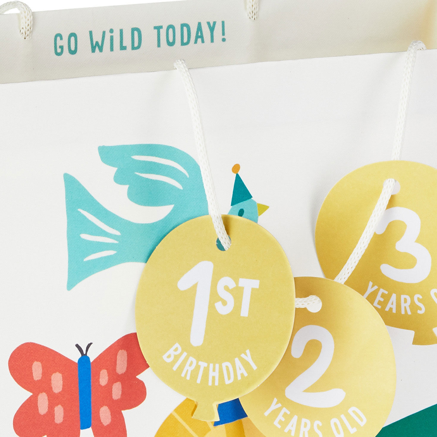 9261-13-zoo-animals-large-birthday-gift-bag-4.jpg 13" Zoo Animals Large Birthday Gift Bag
